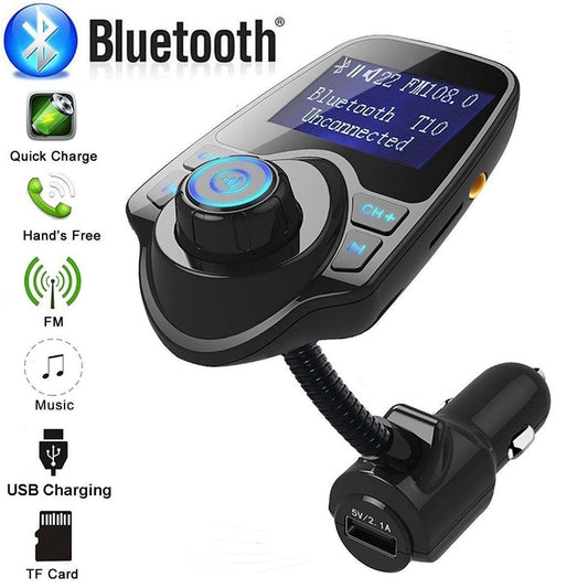 Charger USB Car Cigarette Lighter Adapter Chargers Wireless In-Car Bluetooth FM Transmitter MP3 Radio Adapter Car Kit USB Ch